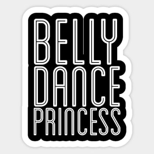 Belly Dance Princess Sticker